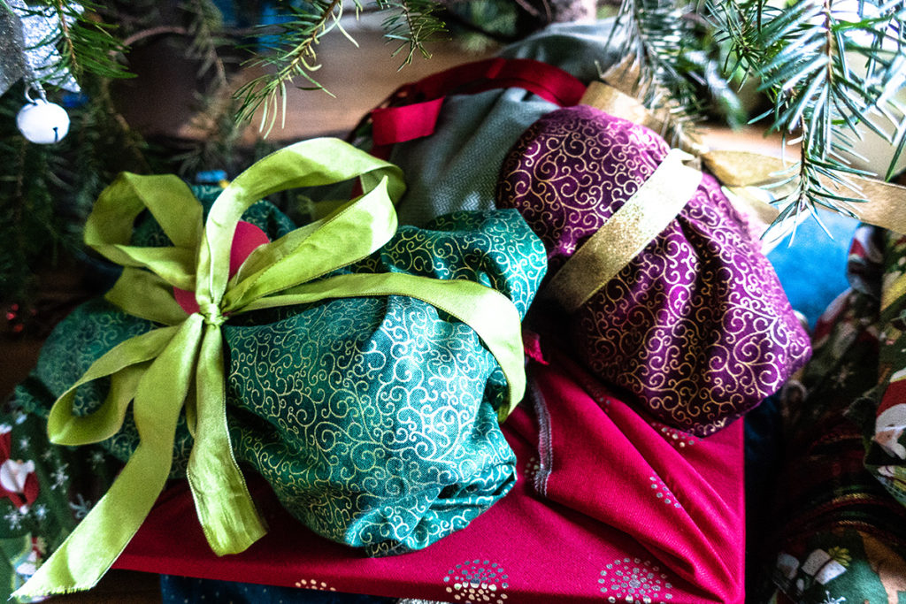 Green Your Holidays with Fabric Wrapping Paper SF Bay Gardening